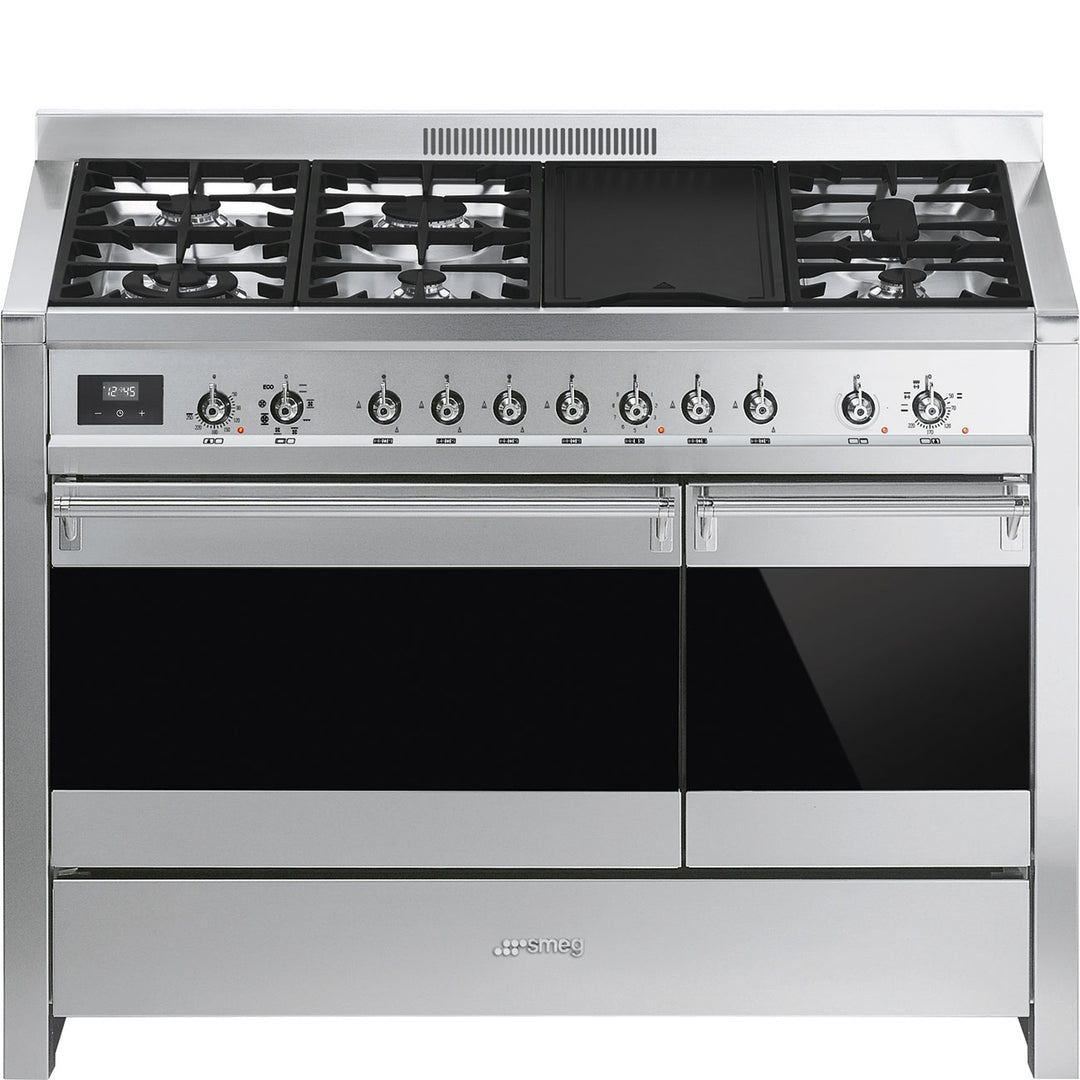 ESTUFA DOBLE HORNO ACERO INOX