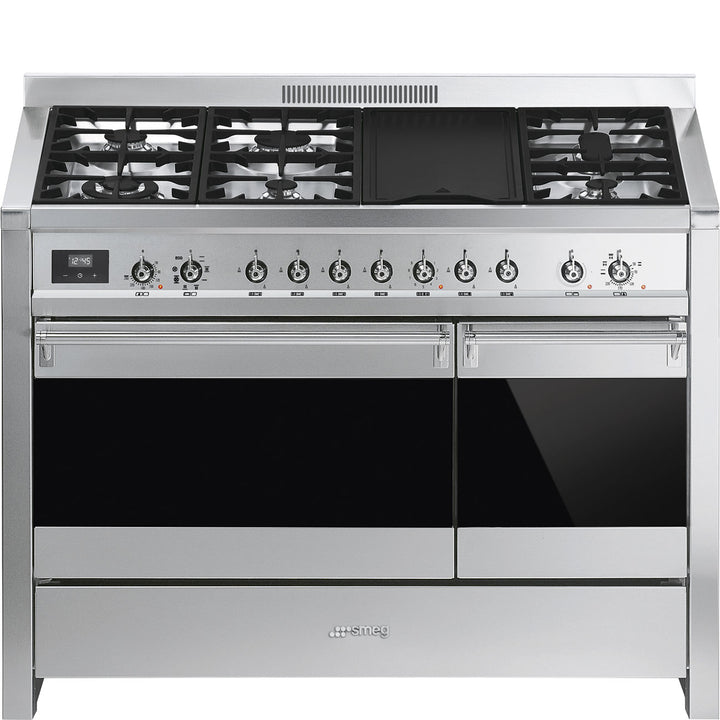 ESTUFA DOBLE HORNO ACERO INOX
