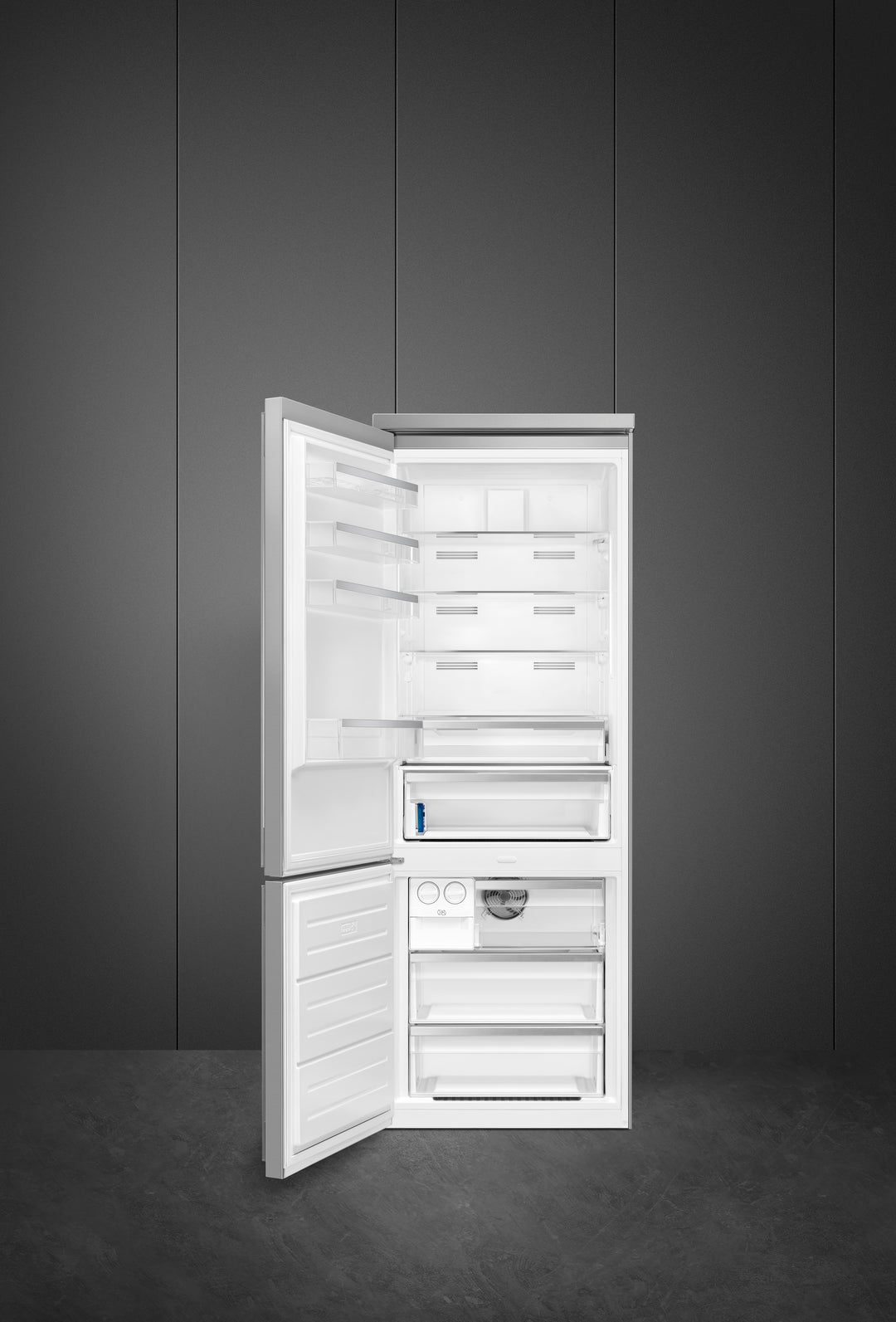 REFRIGERADOR BOTTON MOUNT 461L ACERO INOX