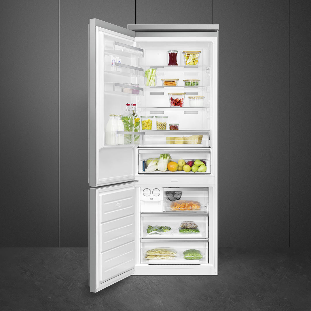 REFRIGERADOR BOTTON MOUNT 461L ACERO INOX
