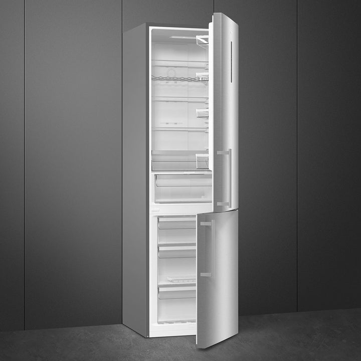 REFRIGERADOR BOTTON MOUNT 368L ACERO INOX