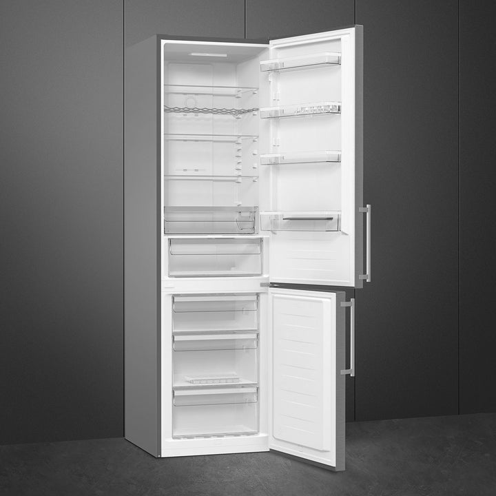 REFRIGERADOR BOTTON MOUNT 368L ACERO INOX