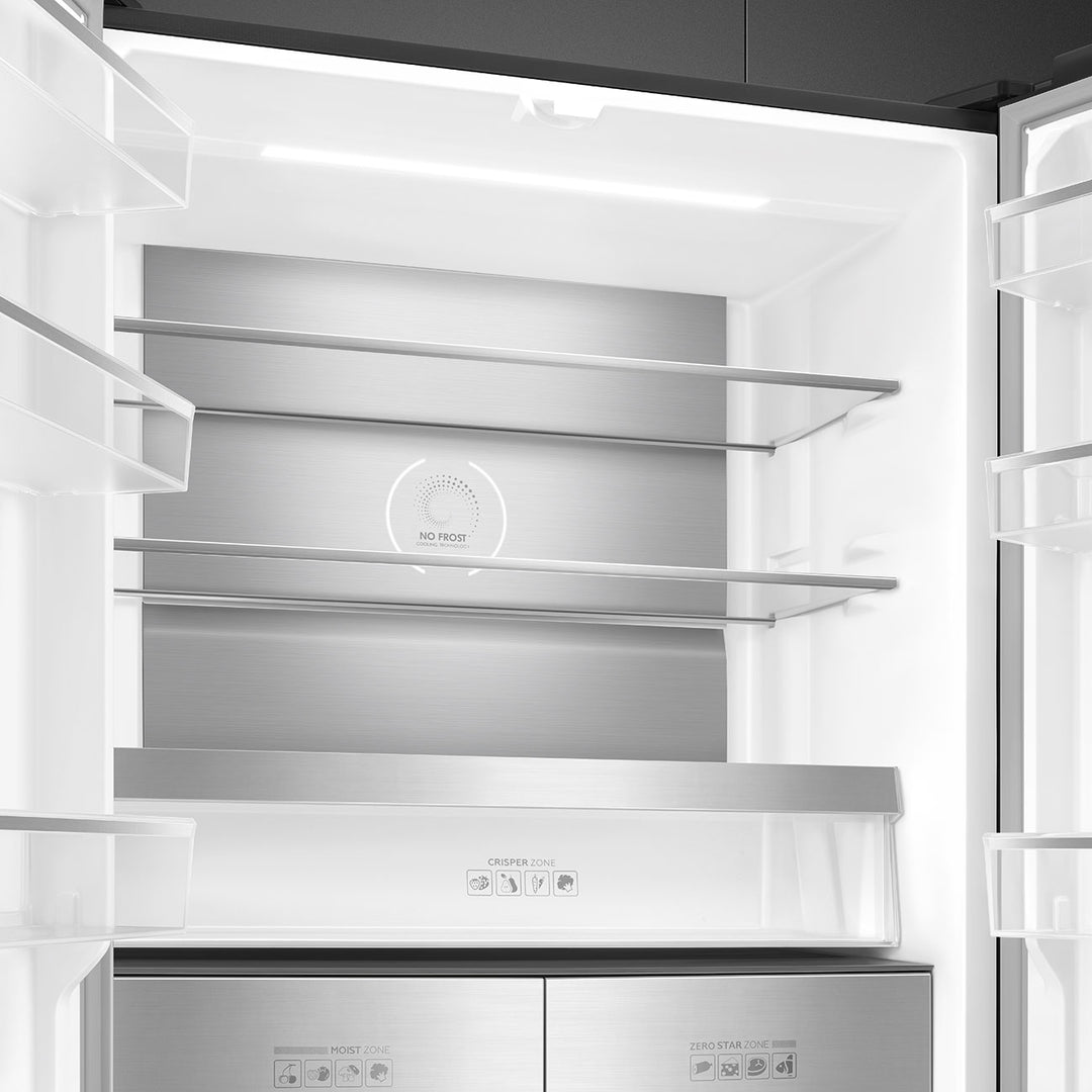 Refrigerador Universal Negro efecto Inox Anti-huellas