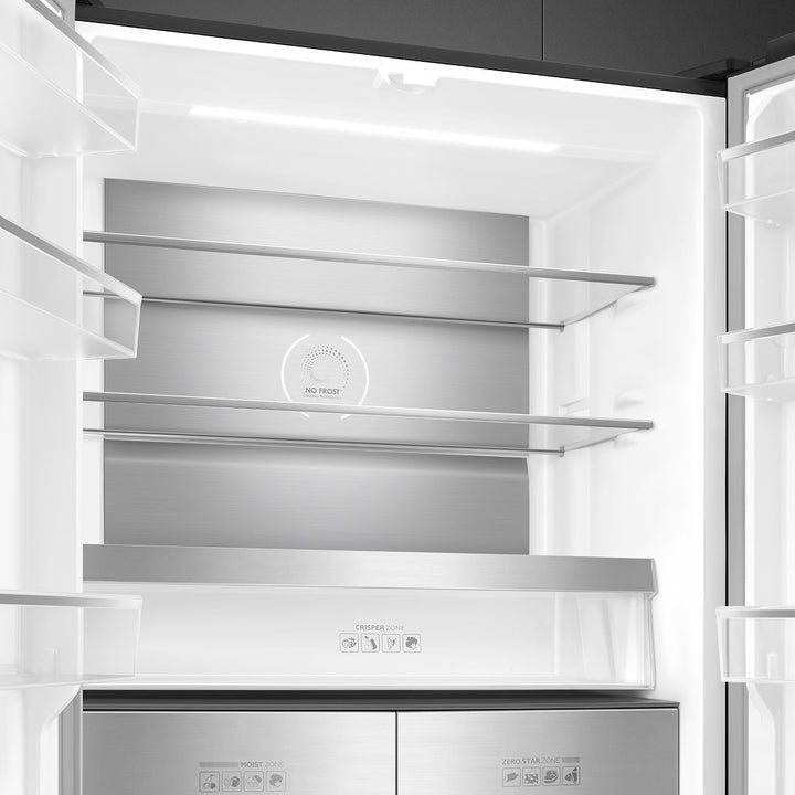 Refrigerador Universal Negro efecto Inox Anti-huellas