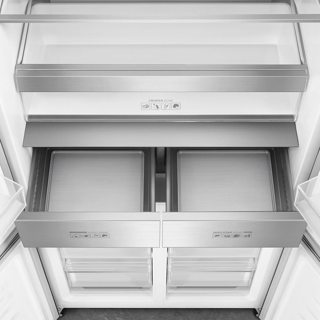 Refrigerador Universal Negro efecto Inox Anti-huellas