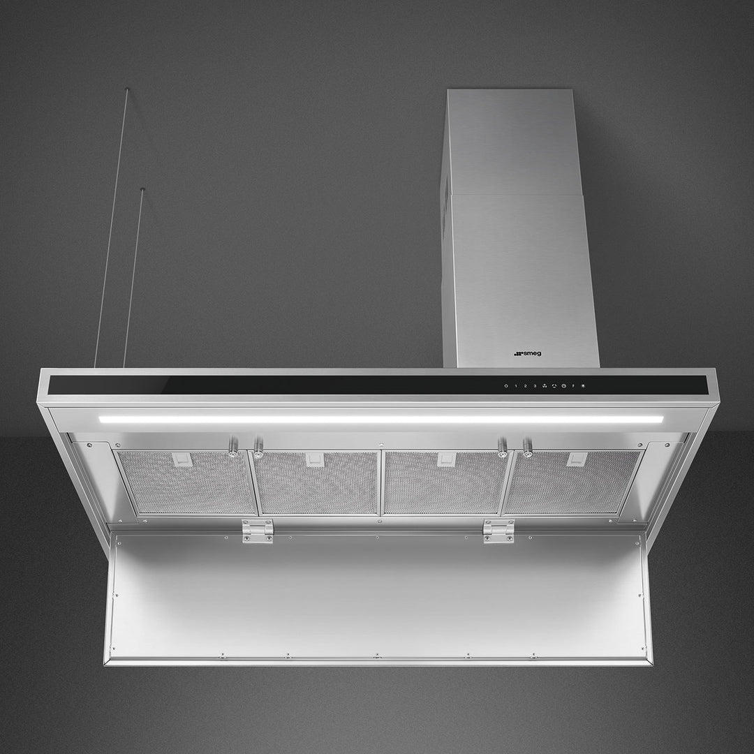 CAMPANA DE ISLA 120 CM ACERO INOX