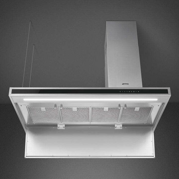 CAMPANA DE ISLA 120 CM ACERO INOX