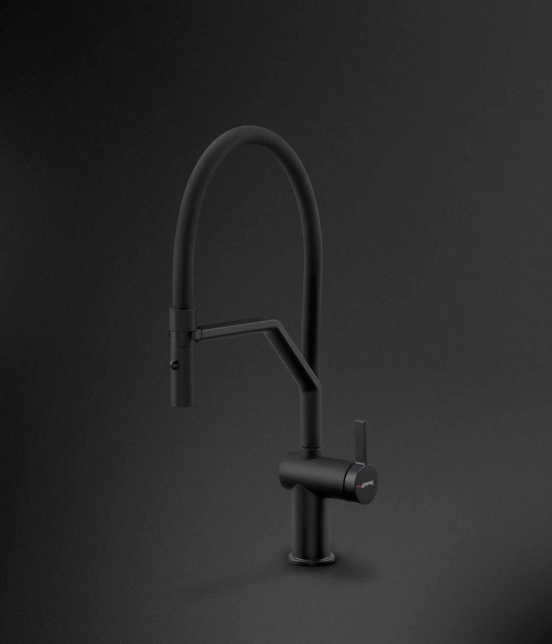 MONOMANDO SEMI-PROFESIONAL NEGRO MATE GIRO 360°