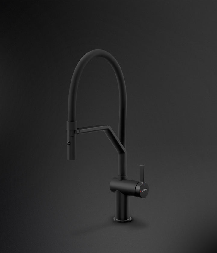 MONOMANDO SEMI-PROFESIONAL NEGRO MATE GIRO 360°