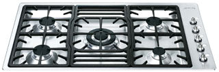 PARRILLA DE GAS 5 QUEMADORES ACERO INOX