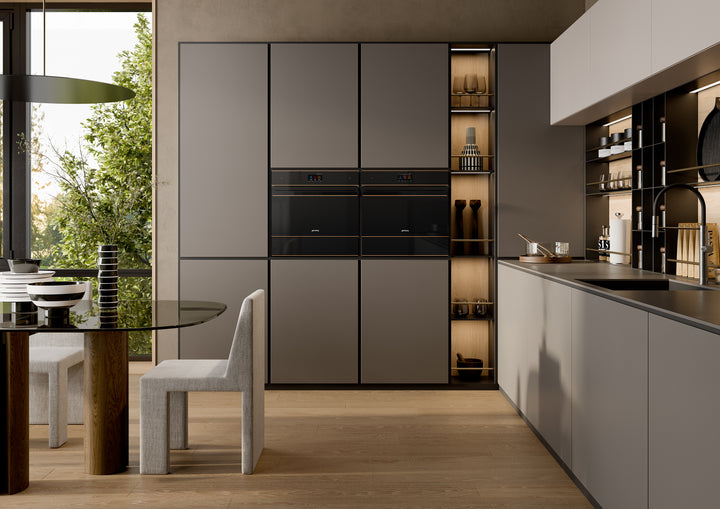 Horno Combinado a Vapor, Compacto Steam100 Pro,
Negro Cobre 60 X 45 cm