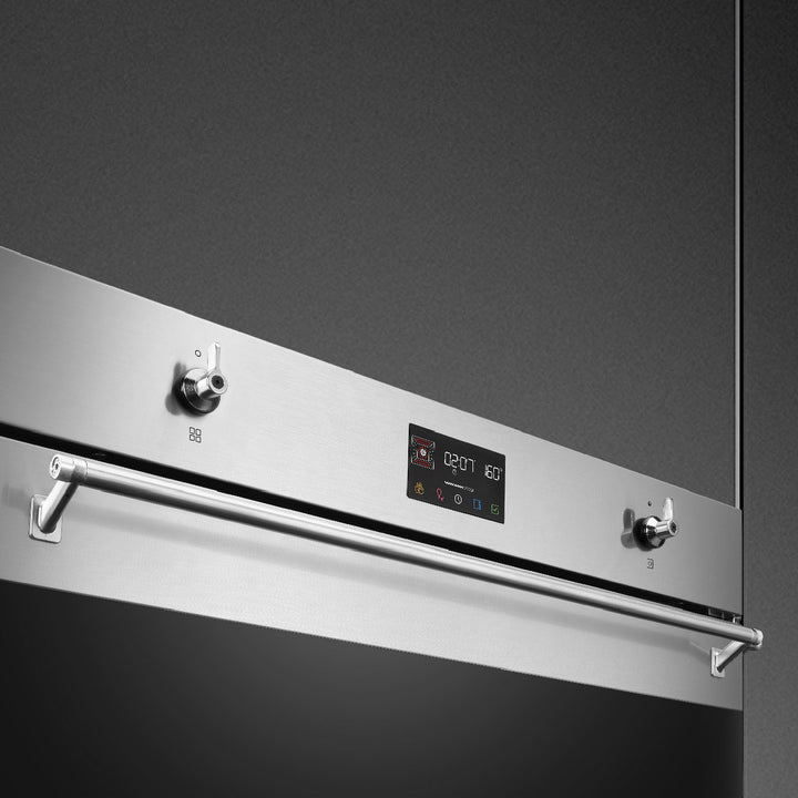 HORNO ELECTRICO CON GRILL 70 CM ACERO INOX 77L