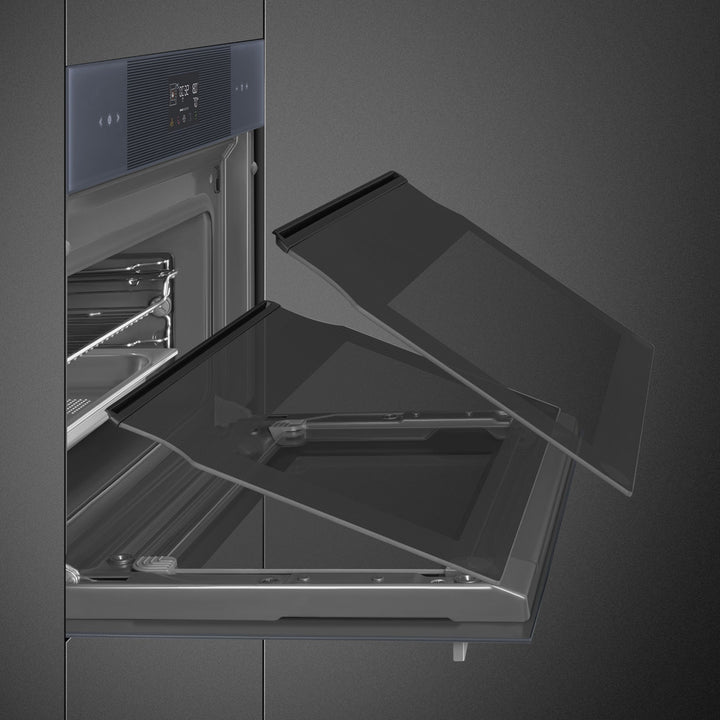 HORNO DE VAPOR COMBINADO 45 CM AIR-FRY Y BBQ NEPTUNE GREY