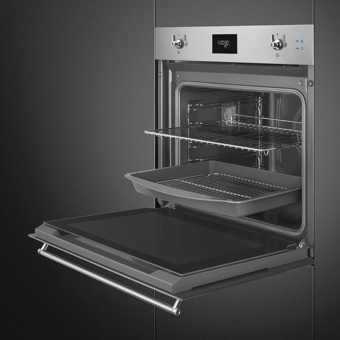 HORNO DE VAPOR COMBINADO 60 CM ACERO INOX