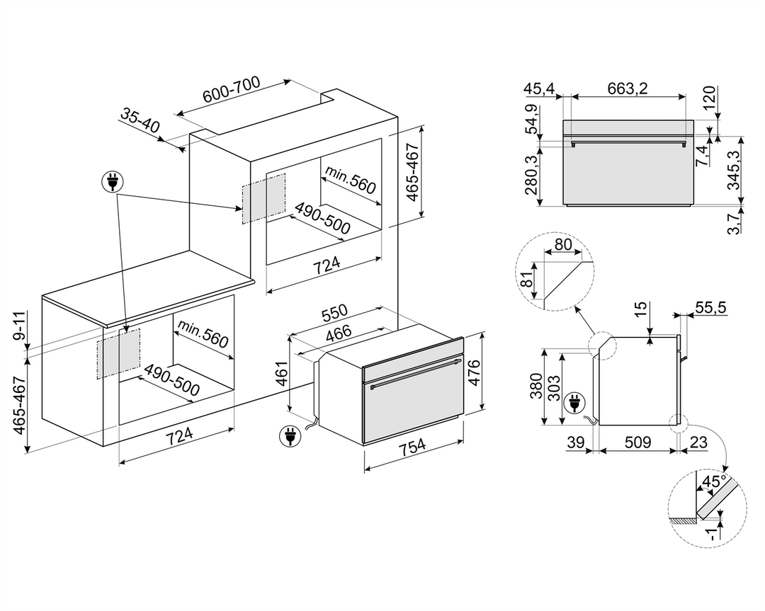 HORNO COMBINADO MICROONDAS 30" ACERO INOX