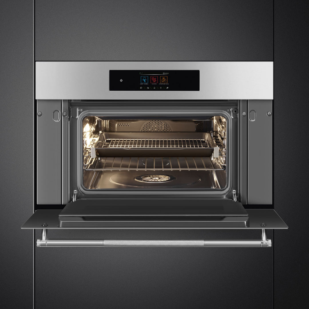 HORNO COMPACTO DE VAPOR 30" ACERO INOX