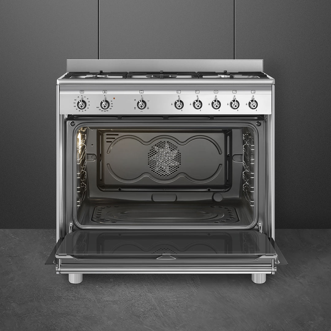ESTUFA DE GAS PROFESIONAL 90 CM GAS CON HORNO 126L