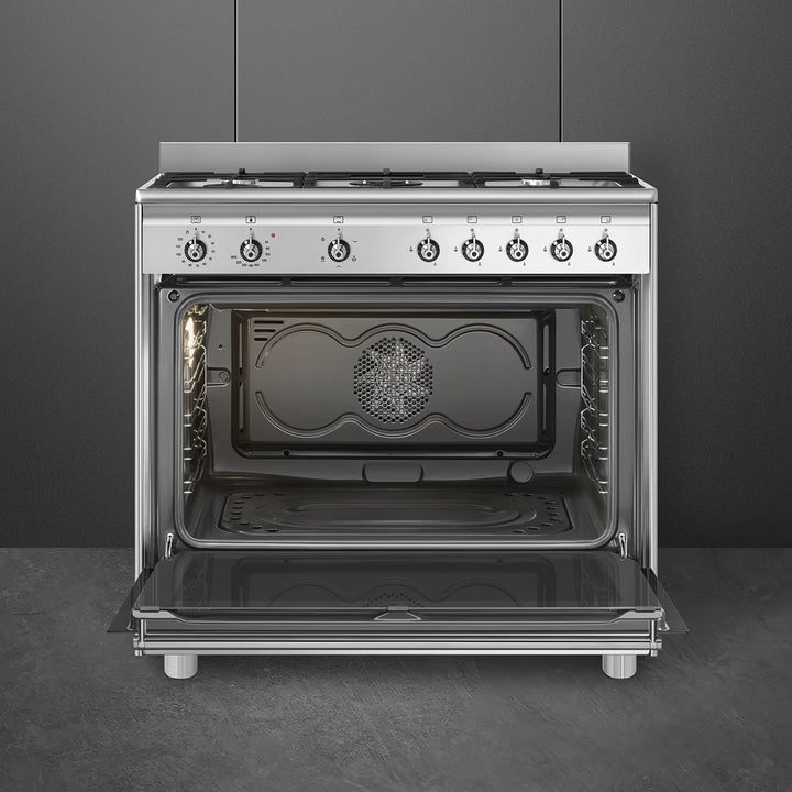 ESTUFA DE GAS PROFESIONAL 90 CM GAS CON HORNO 126L