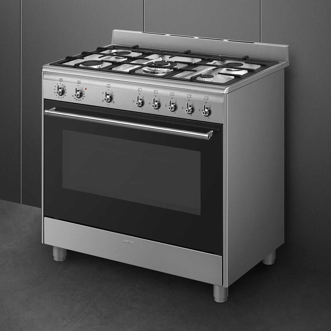 ESTUFA DE GAS PROFESIONAL 90 CM GAS CON HORNO 126L
