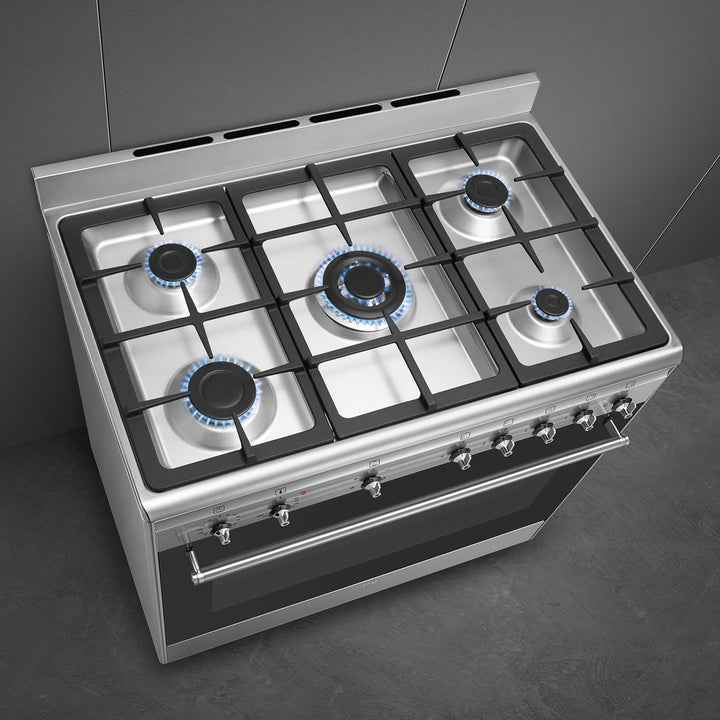 ESTUFA DE GAS PROFESIONAL 90 CM GAS CON HORNO 126L
