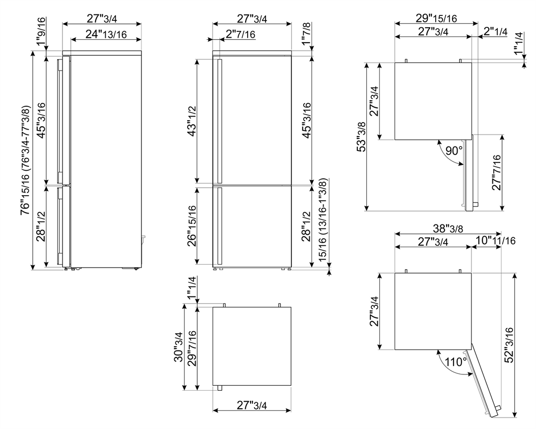 REFRIGERADOR FRENCH DOOR ACERO INOX