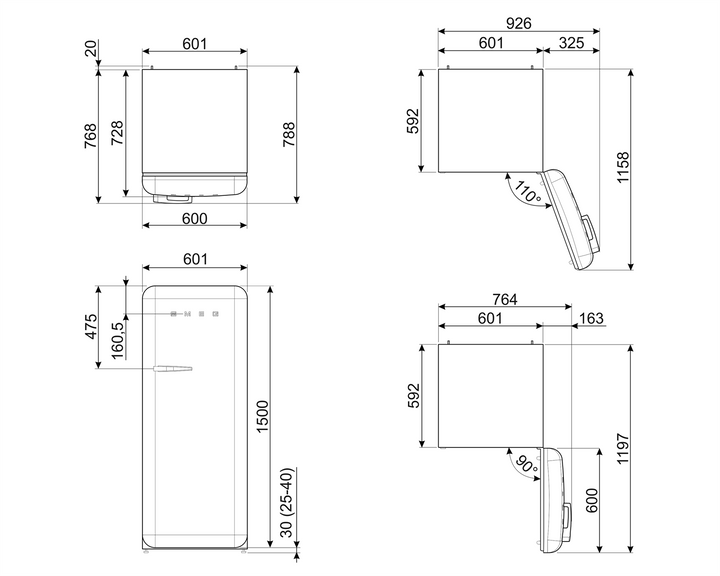 REFRIGERADOR 50 STYLE 9p3