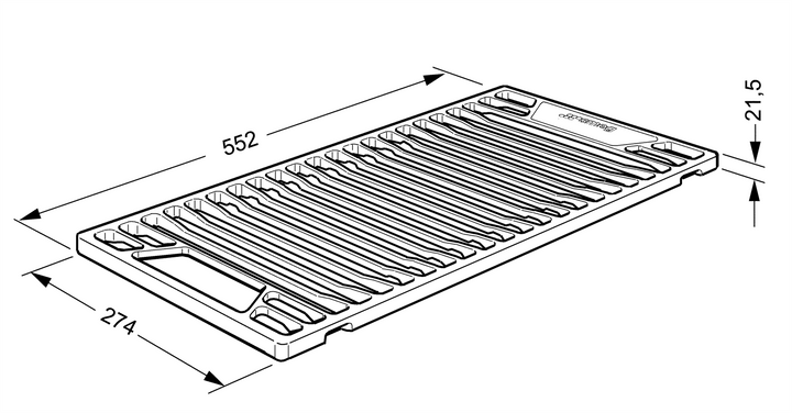 GRILL DE HIERRO FUNDIDO PARA ESTUFA OPERA