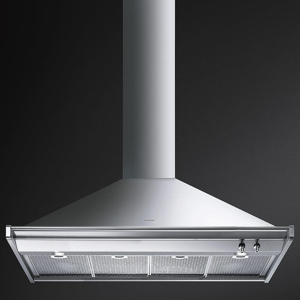 CAMPANA DE PARED 120 CM ACERO INOX