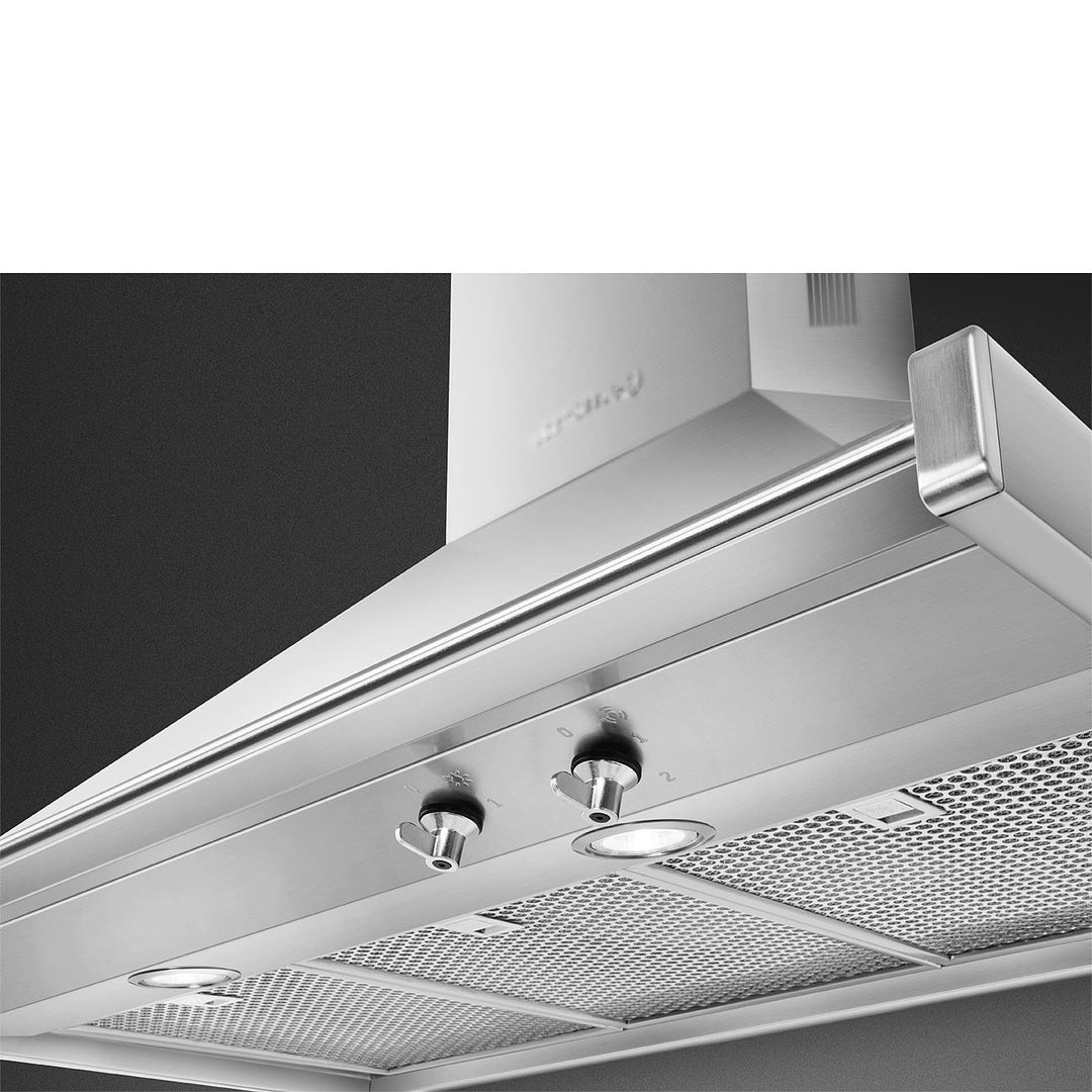 CAMPANA DE PARED 90 CM ACERO INOX